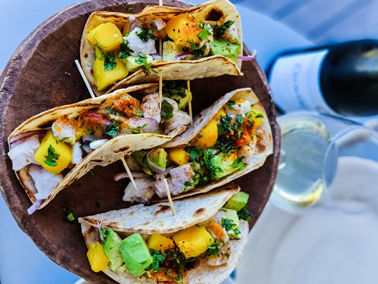 Wit vis Ceviche TacoβsΒ